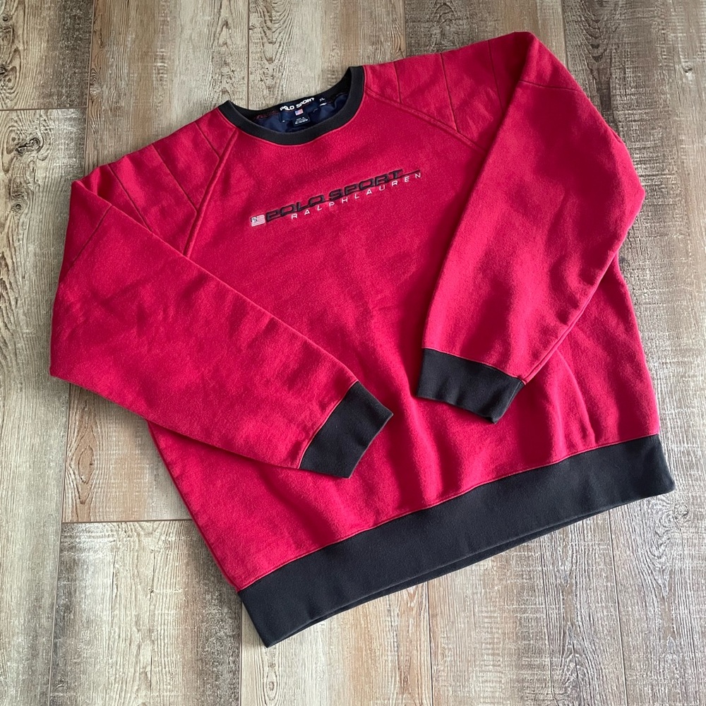 Vintage 90s Y2K Polo Sport Crewneck Sweatshirt